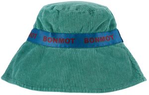 Bonmot Organic Kids Green Corduroy Bucket Hat