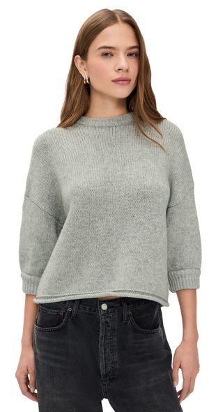 Secular 3/4 Sleeve Sweater Grey L