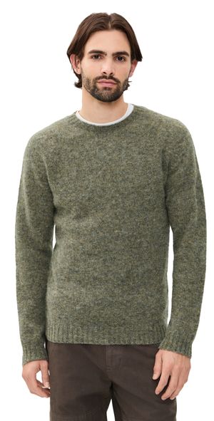 Norse Projects Birnir Brushed Lambswool Sweater Walnut XXL