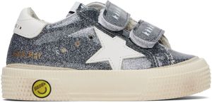 Golden Goose Baby Gunmetal May School Sneakers