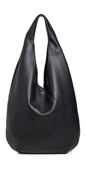 A. P.C. Le Neige Hobo Bag Lzz Black One Size