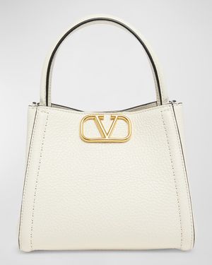 Alltime VLOGO Small Leather Top-Handle Bag