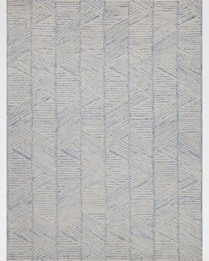 Kascata Hand-Tufted Blue/Ivory Rug, 10' x 14'