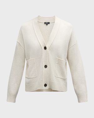 Lindi Wool Cashmere V-Neck Cardigan