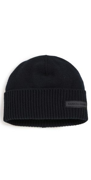 Canada Goose Small Emblem Beanie Iron Grey One Size
