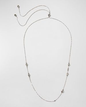 Platinum Momentum Necklace with Sliding Ornaments