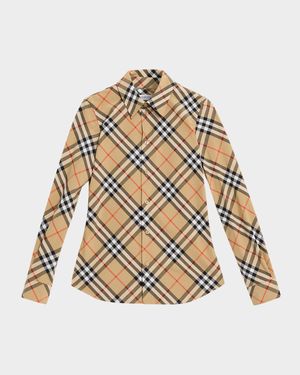 Luka Check Button-Down Shirt