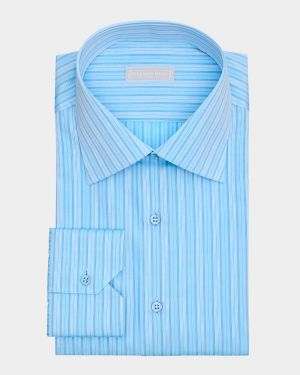 Men's Striped Dress Shirt