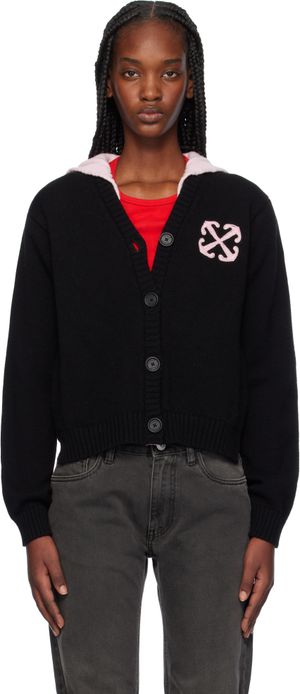 Off-White Black Sailor Cardigan