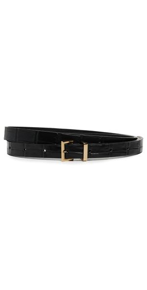 FRAME The Petite Croc Belt Black L