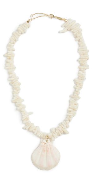 SHASHI Pelicano Necklace White One Size