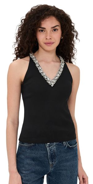 Veronica Beard Jean Ayres Top Black XS