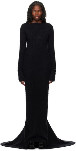 Rick Owens Black Porterville Luna Maxi Dress