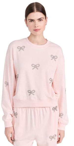 LoveShackFancy Amiyla Pullover Icicle Pink XS