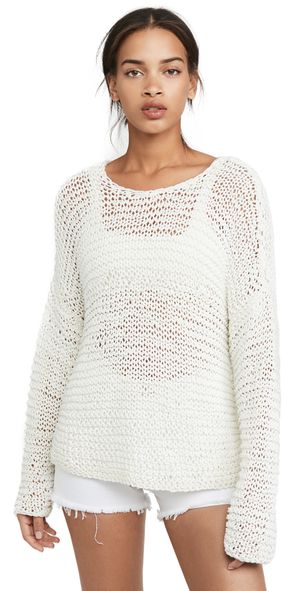 MIKOH Mehetia Long Sleeve Knit Bone 1