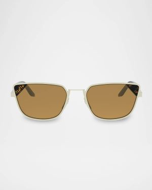 Signature Square Metal Sunglasses