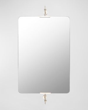 Anastasya 48" Wall Mirror, Silver