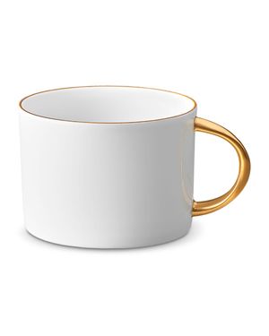 Corde Tea Cup, White/Gold