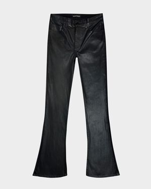 Men's Clint Coated Denim Flare Jeans