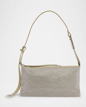 Syster Embellished Leather Shoulder Bag