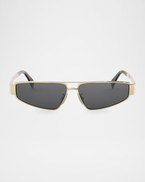 Triomphe Metal Cat Eye Sunglasses