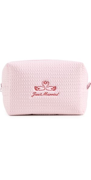 Abbode Just Married Waffle Pouch Peony One Size