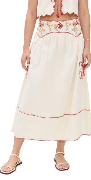 Never Fully Dressed Pollenca Skirt White 12
