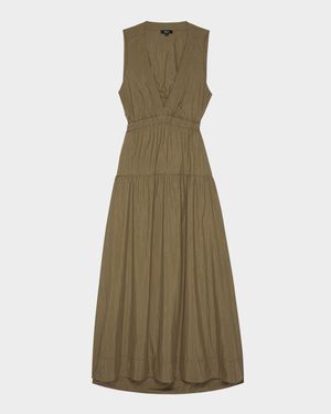 Genevieve A-Line Midi Dress