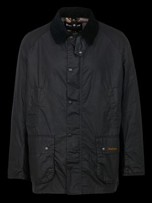 Barbour - Veste droite en coton ciré à poches - Taille XL - Bleu