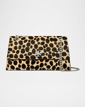 Kira Calf Hair Flap Shoulder Bag