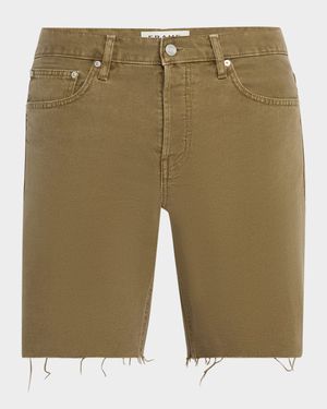 Men's Relaxed Raw Hem Shorts