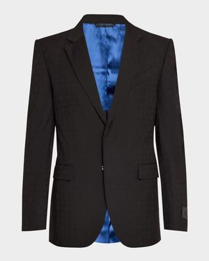 Men's Monogram Wool Sport Coat