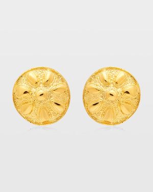 Sand Dollar Clip-On Earrings
