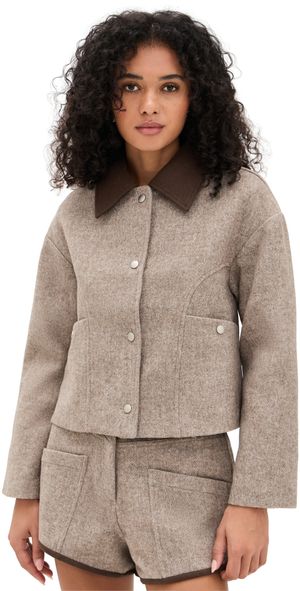 Line & Dot Ingrid Jacket Brown L