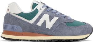 New Balance Navy & Green 574 Sneakers