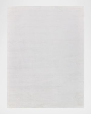 Velutto Hand-Loomed White Rug, 4' x 6'