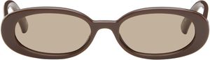 Le Specs Brown Outta Love Sunglasses