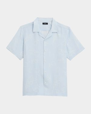 Men's Irving Floral Sketch Camp Shirt