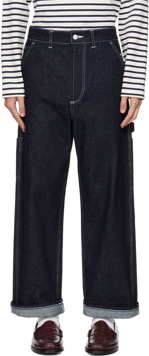 Junya Watanabe Indigo Carhartt Work In Progress Edition Jeans