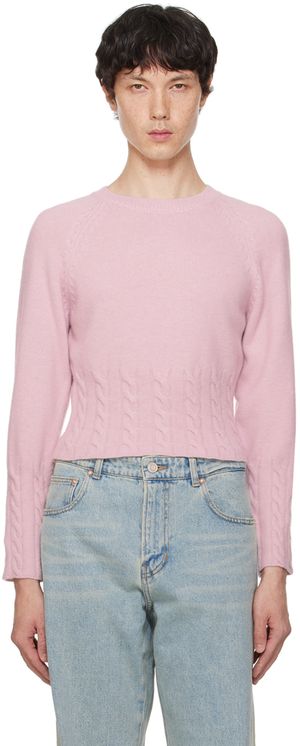 RECTO Pink Brushed Sweater