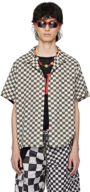 ERL Gray Check Shirt