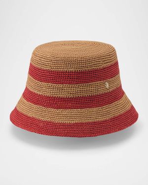 Aleki Raffia Crochet Bucket Hat