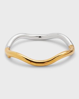 Wave Bracelet Two-Tone