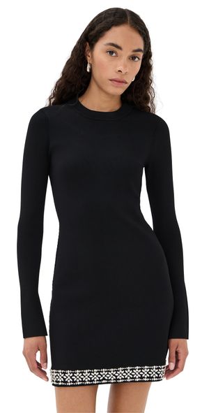 SIMKHAI Farley Mini Dress Black M