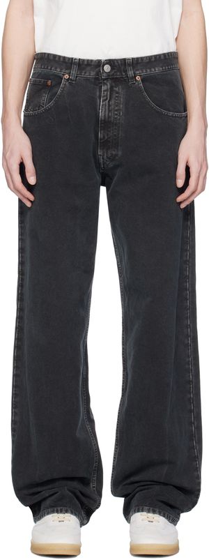 MM6 Maison Margiela Black 5 Pockets Jeans