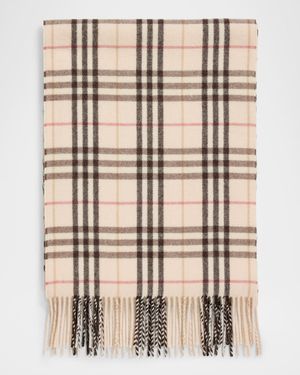 Lola Check-Print Cashmere Scarf
