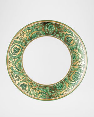 Medusa Garland Green Dinner Plate