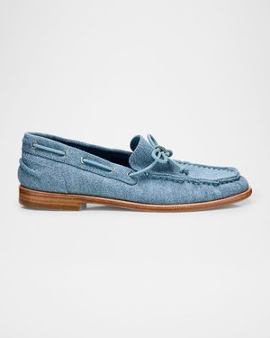 Carter Denim Boat Loafers