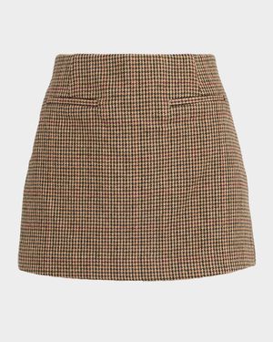 Cosette Houndstooth Skort