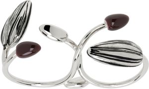 LEMAIRE Silver Girasol Double Ring